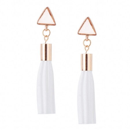 Vintage Fashion Bohemian Tassel Drop Stud Earrings with an Approx 65mm Drop
