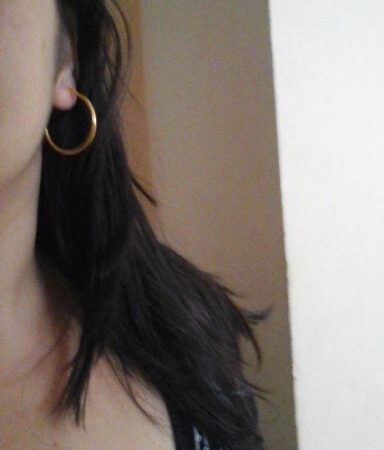 Gold Hoop Earrings - 30mm