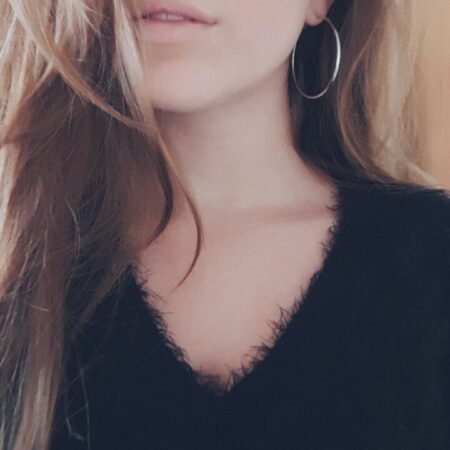 Silver Hoop Earrings - 60mm