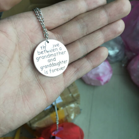 Grandma And Granddaughter Pendant Necklace