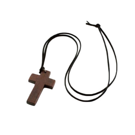 Wooden Cross Necklace