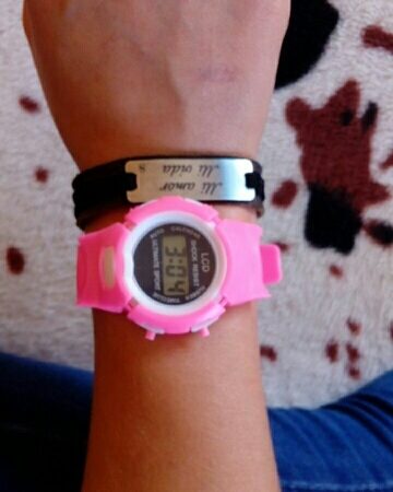PINK Silicon Shock Resistant Digital Wrist Watch