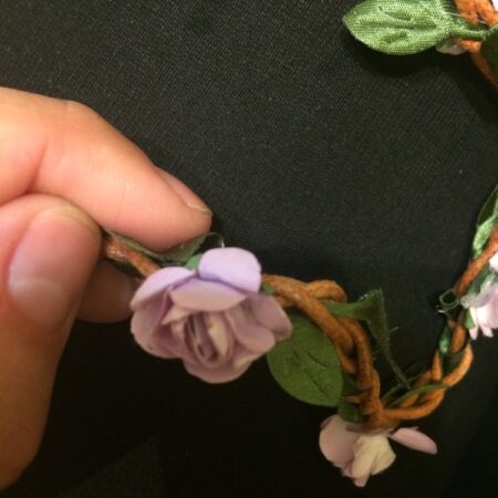 Purple Flower Headband
