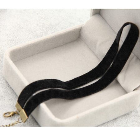 Black Velvet Choker Necklace - 1cm wide