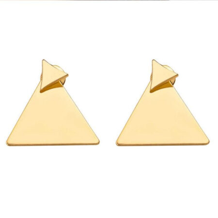 Stunning Gold- Triangle Push Through Studs