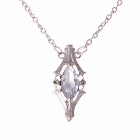 Magic Silver Medicine Crystal Bottle Necklace