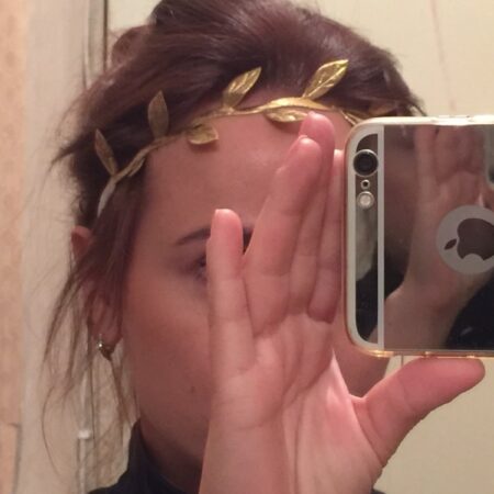 Stunning Gold Leaf Headband
