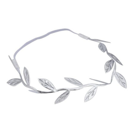 Stunning Silver Leaf Headband