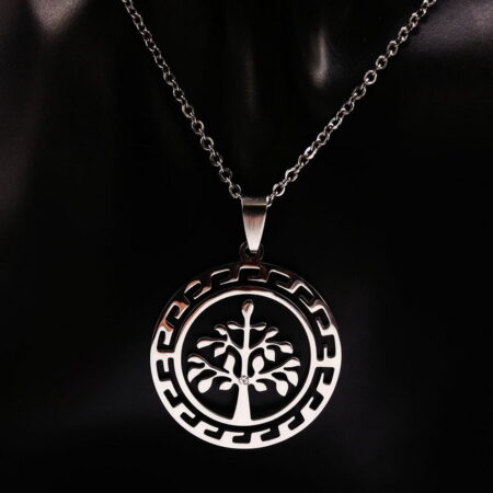 Beautiful Tree of Life Stainless Steel Pendant Necklace