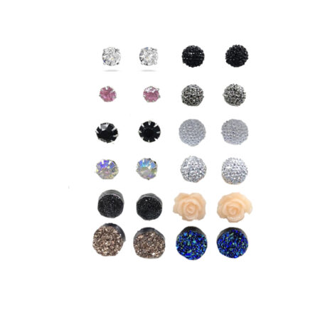 12 Pairs of Stunning Boho Stud Earrings