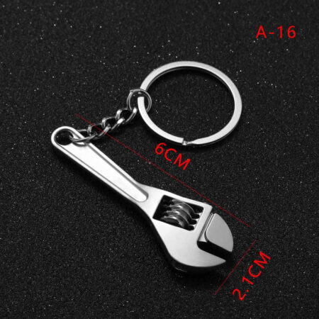 Original Workers Mate keychains - Silvertone Wrench Keychain