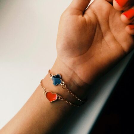 Red heart love bracelet